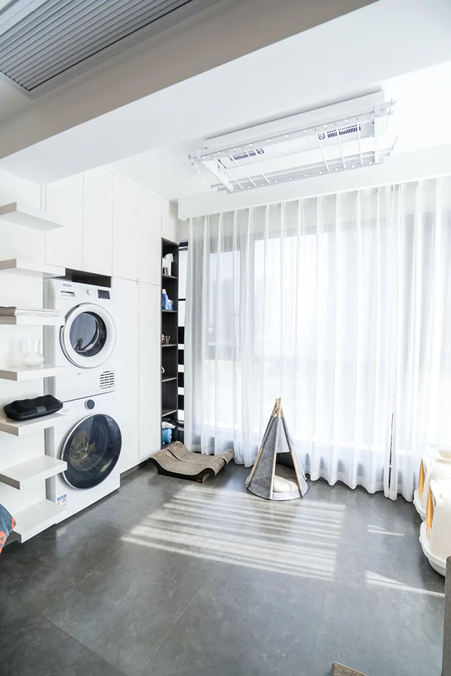 93㎡簡約風，智能實用的家居搭配，細節體現生活的美好